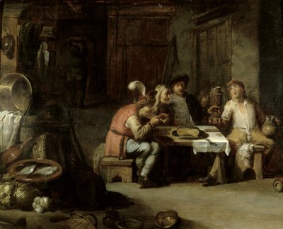 エールハウスのインテリア、1630年代頃 作： David Teniers the Younger